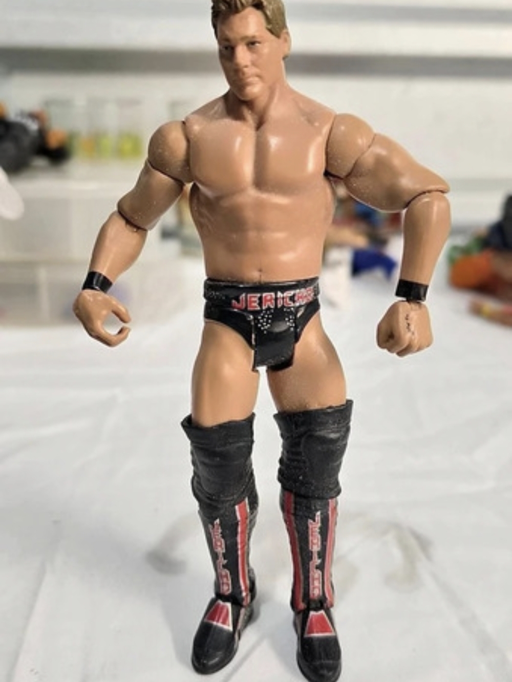 Mattel WWE Defining Moments Chris Jericho Undisputed Champion Action Figure